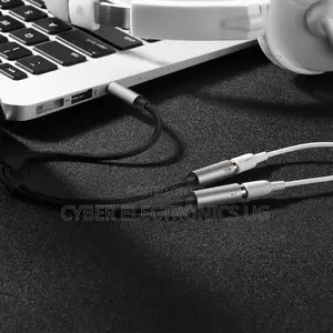 3.5 Audio Stereo Y Splitter Cable Male to 2 Female Mic