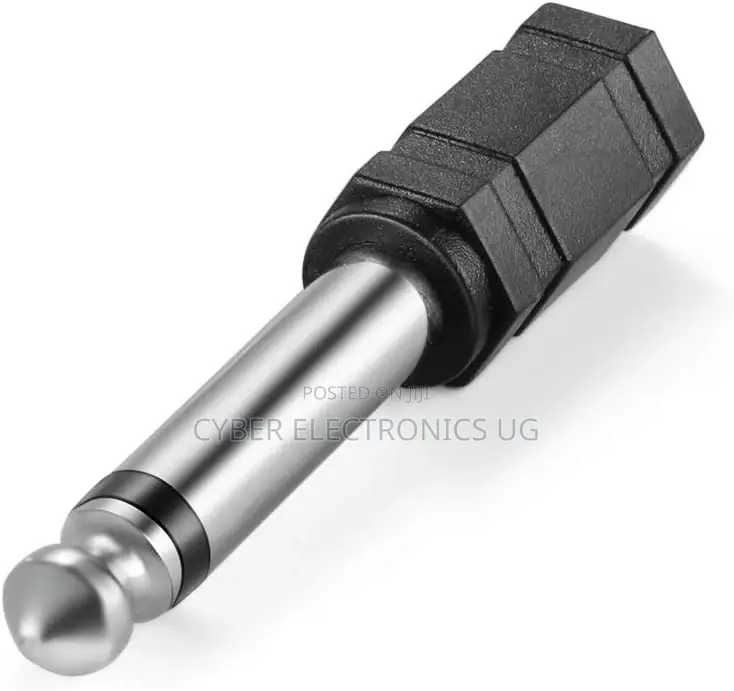 6.35mm Mono TS Male to 3.5mm TRS Female Adapter