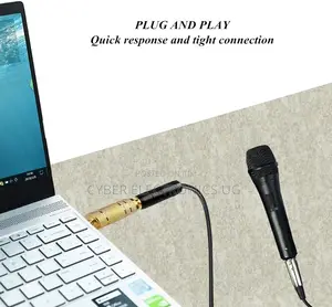 Microphone Headphone Audio Jack Adapter Convertor Plug