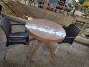 Balcony Plastic 2chairs and Table