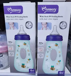 Momeasy Wide Neck PP Feeding Baby Bottle