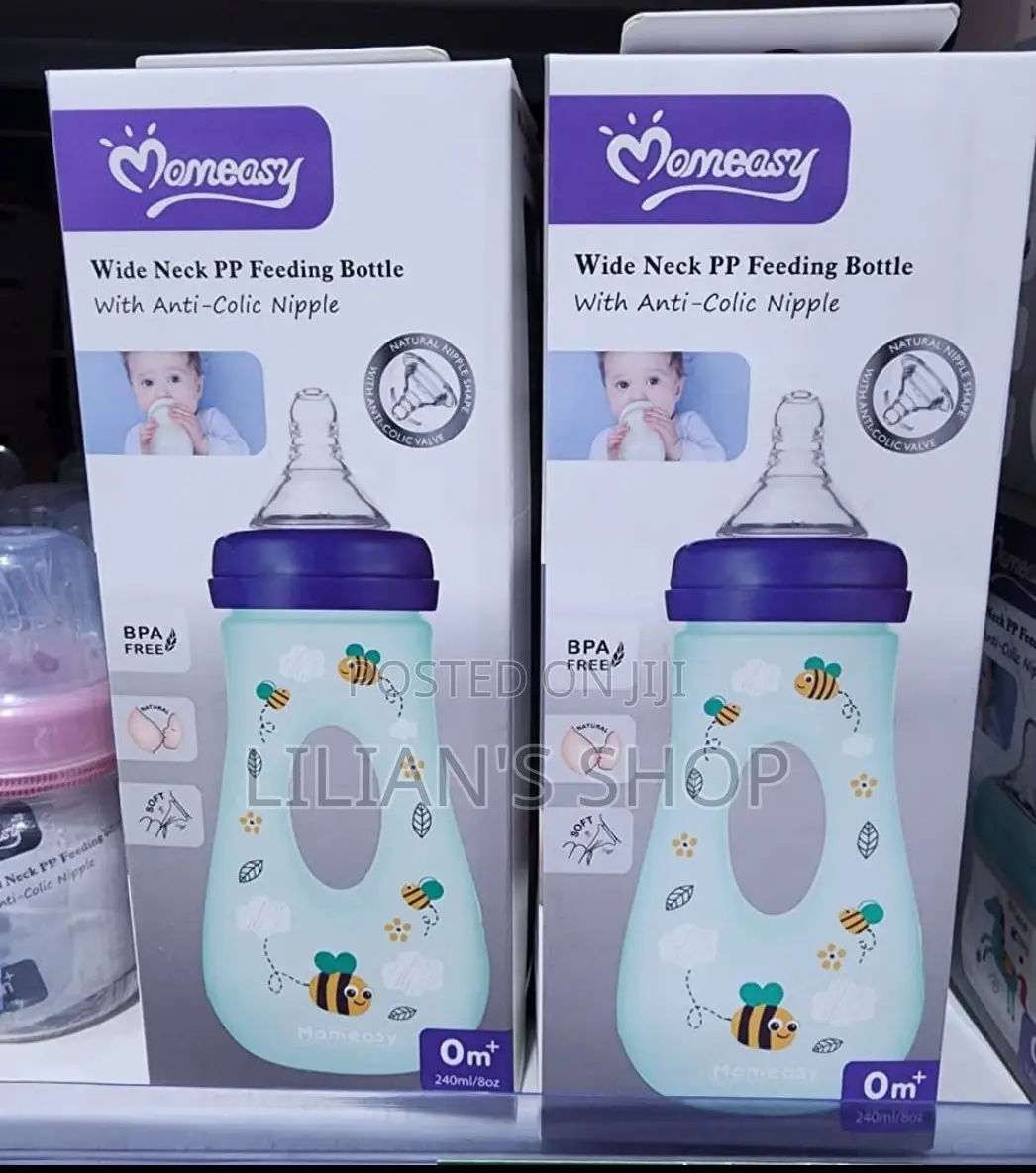Momeasy Wide Neck PP Feeding Baby Bottle