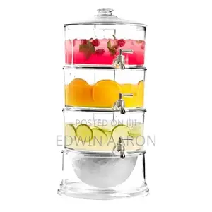 3 Tier Acrylic Beverage/Juice Dispenser