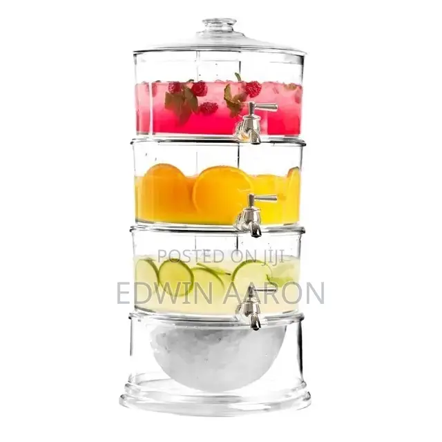 3 Tier Acrylic Beverage/Juice Dispenser