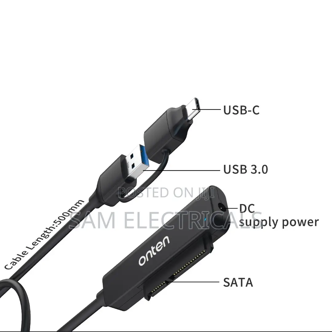 USB-C and USB 3.0 to Sata Adapter
