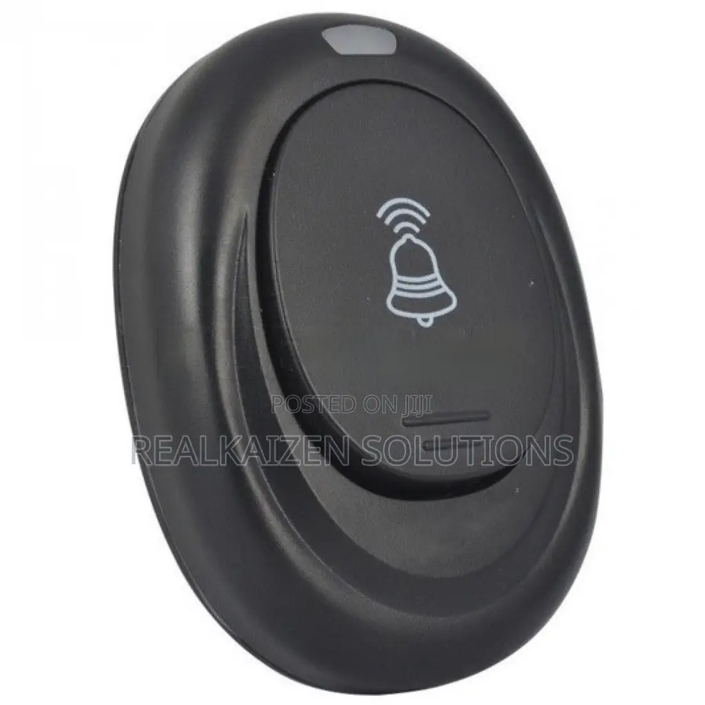 EPSILON Black Wireless Remote Control Doorbell 80meters