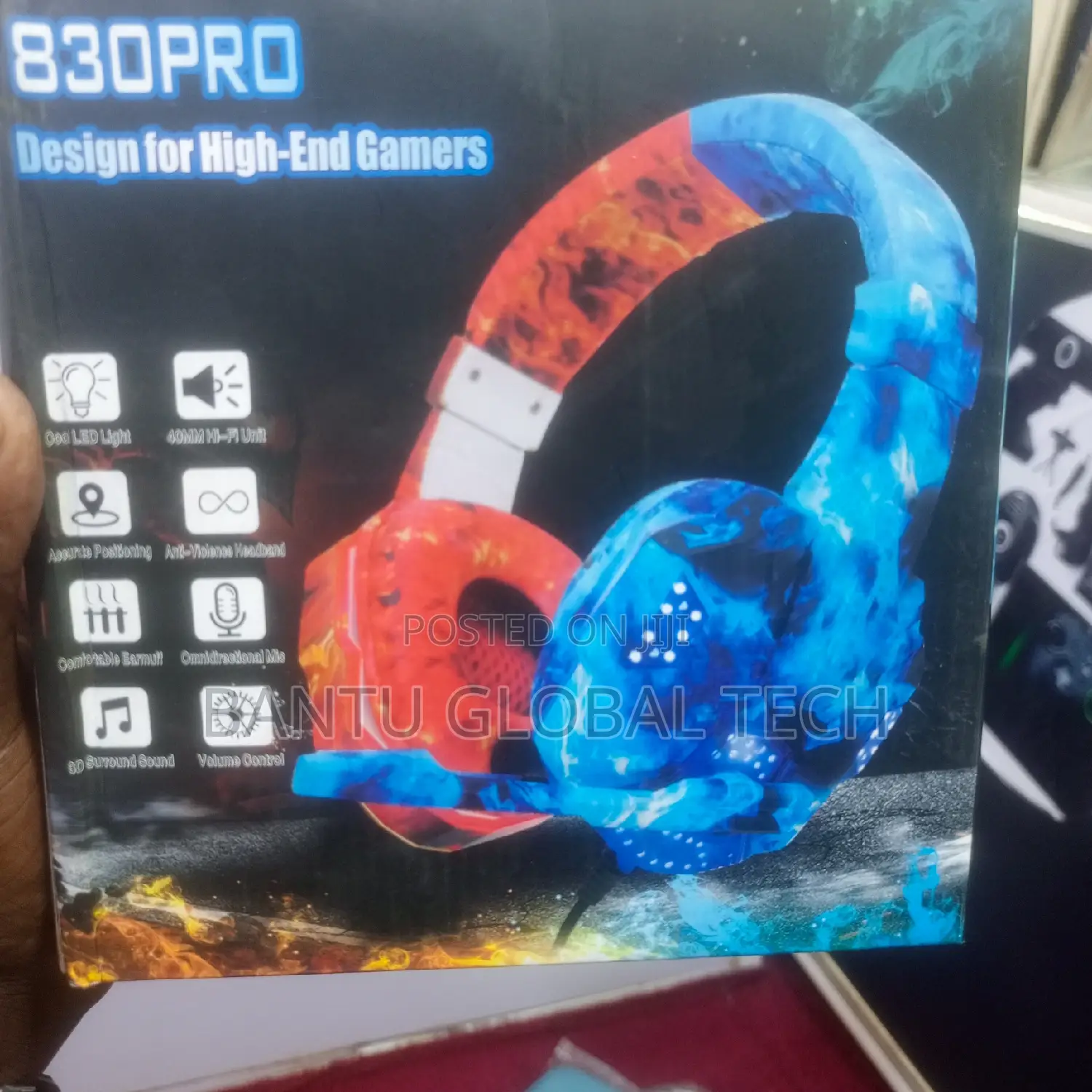 830PRO Camouflage Gaming Headphones