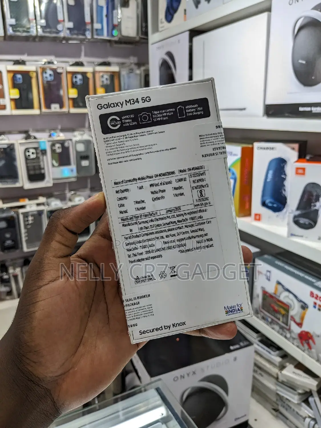 New Samsung Galaxy M34 5G 128 GB Black