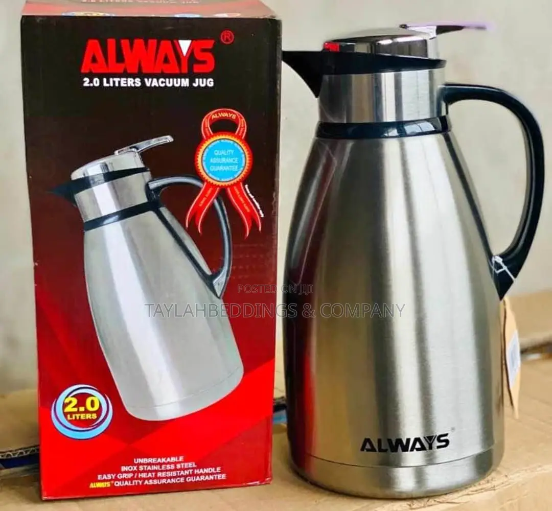 Always Flask 2ltr Pressing Metallic - Silver