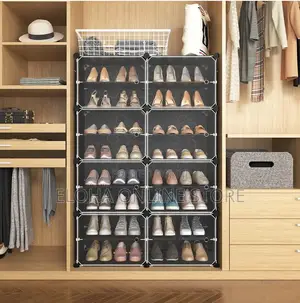 8 Door Plastic Shoe Rack