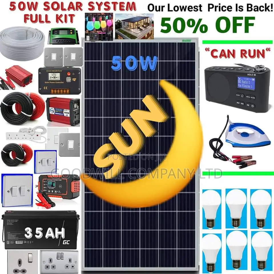 50w Solar Kit Green Energy