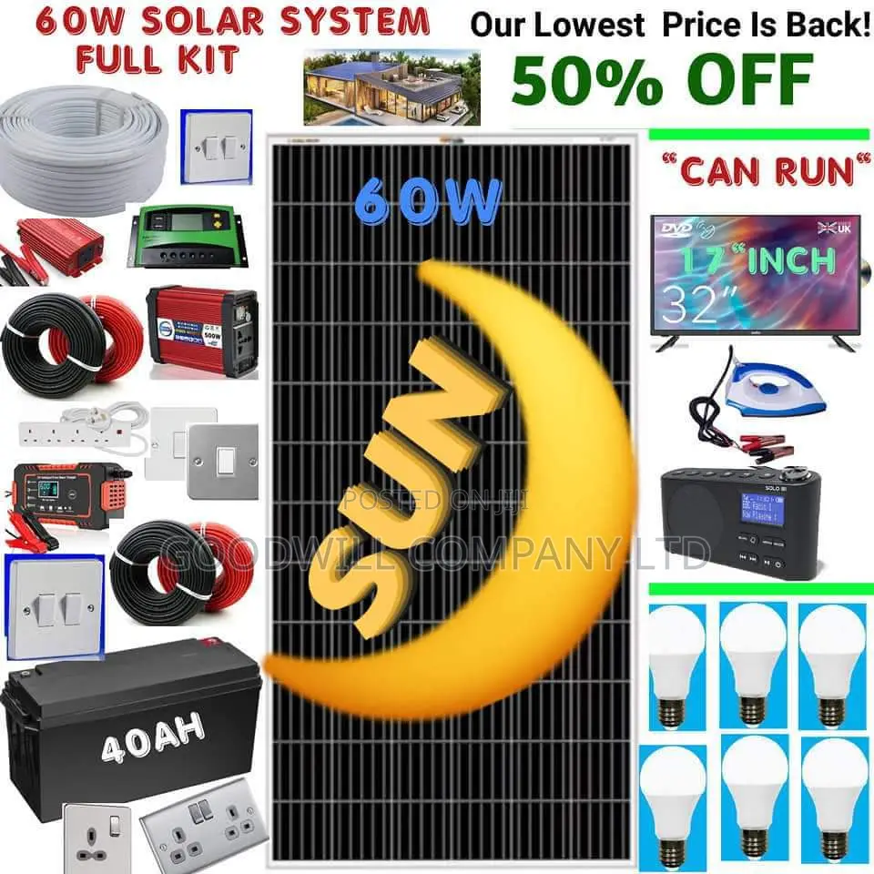 60w Solar Kit Green Energy