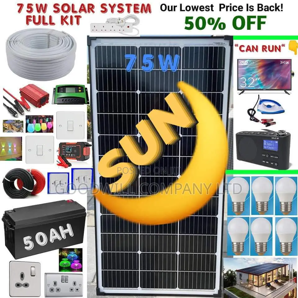 75w Solar Kit Green Energy