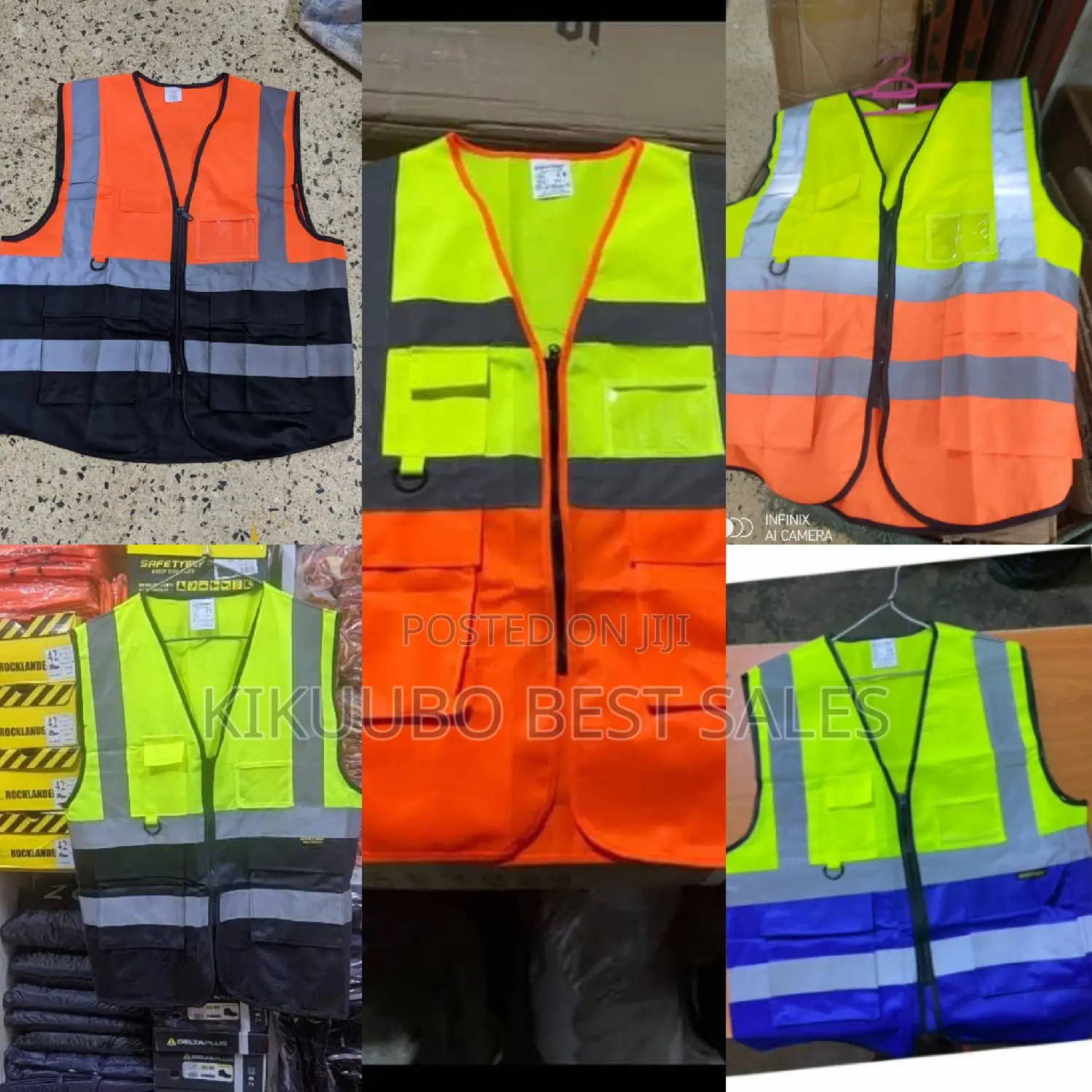 Heavy Duty Reflector Jackets ( Double Colour)