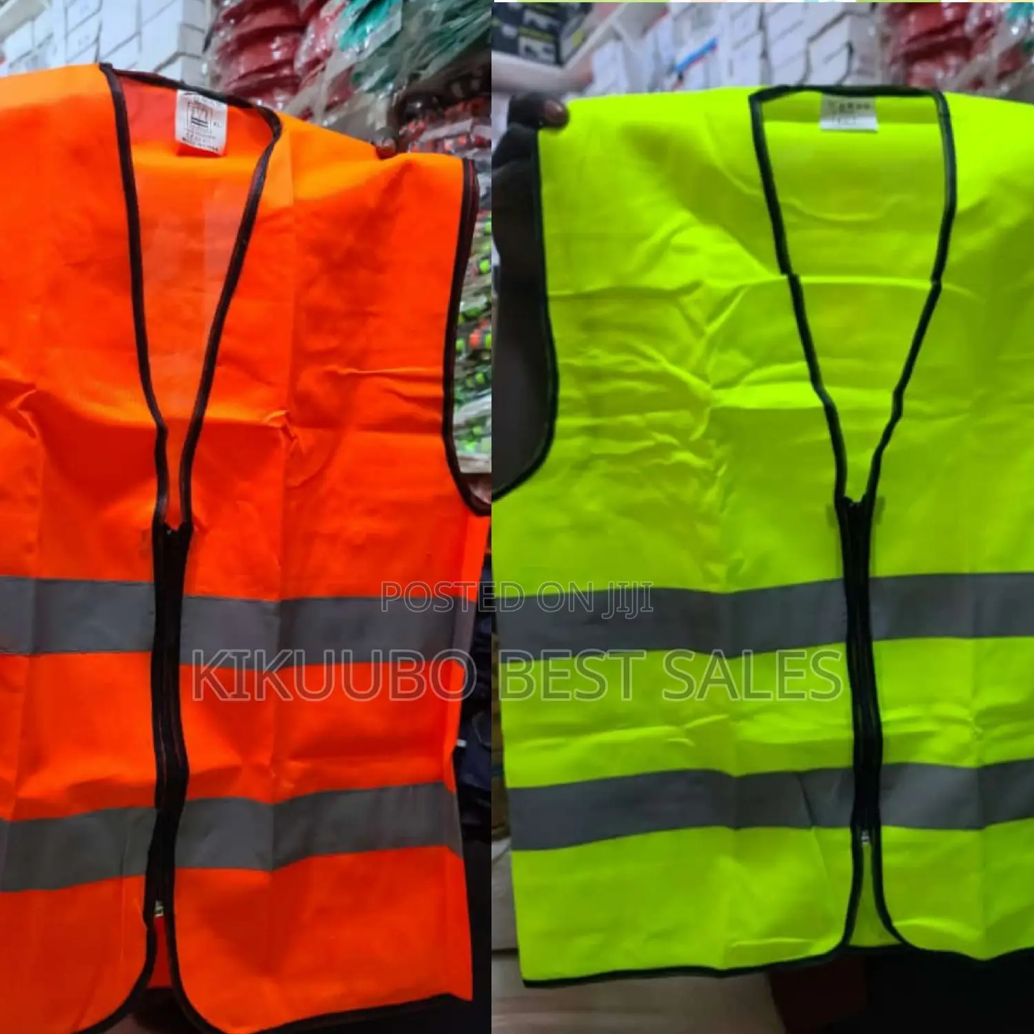 Reflector Jackets With A Zip
