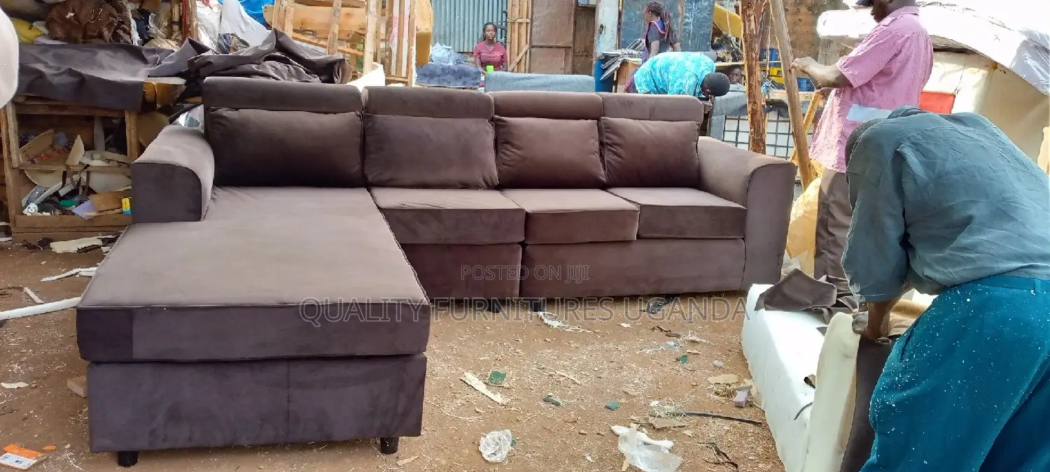 L Sofa Set in 6 Seater