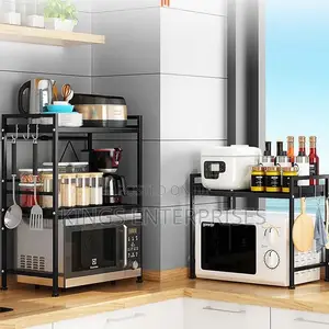 Adjustable Multifunctional Kitchen Rack Organizer