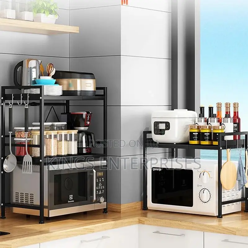 Adjustable Multifunctional Kitchen Rack Organizer