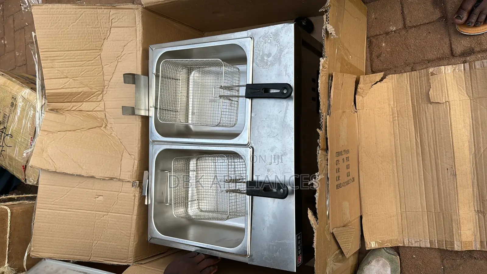 Double Gas Deep Fryer – Commercial (12 Litres)