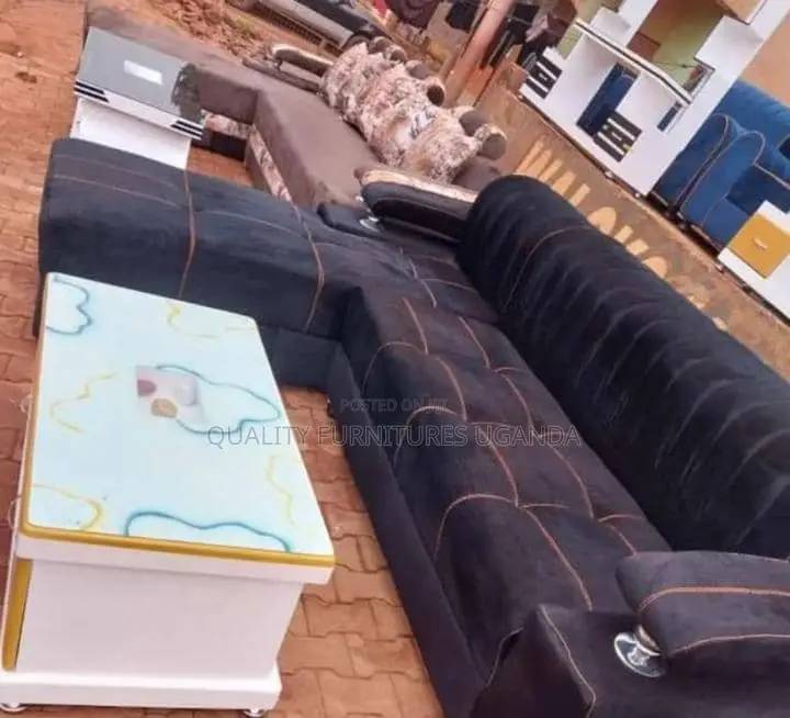 L Sofa Set in 6 Seater