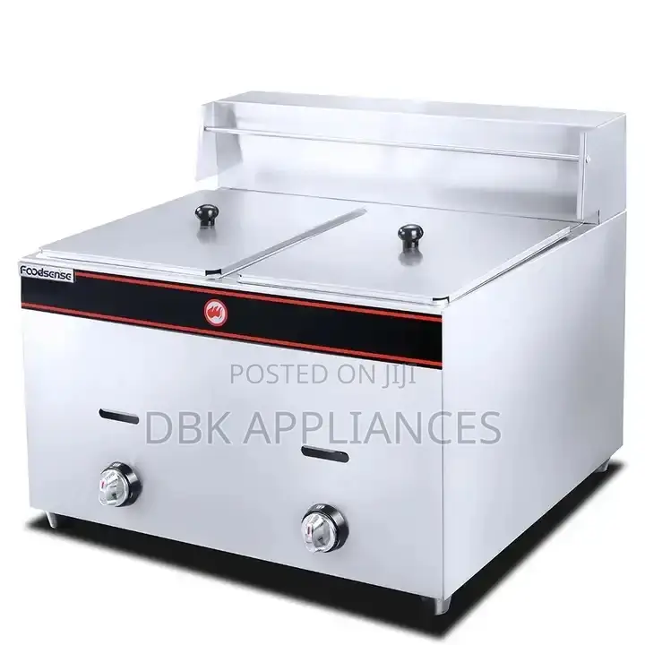 New Double Gas Deep Fryer – Commercial (12 Litres)