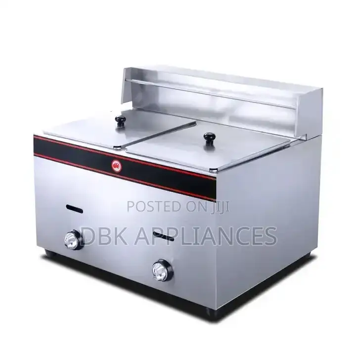OFFER SALE Double Gas Deep Fryer – Commercial (12 Litres)