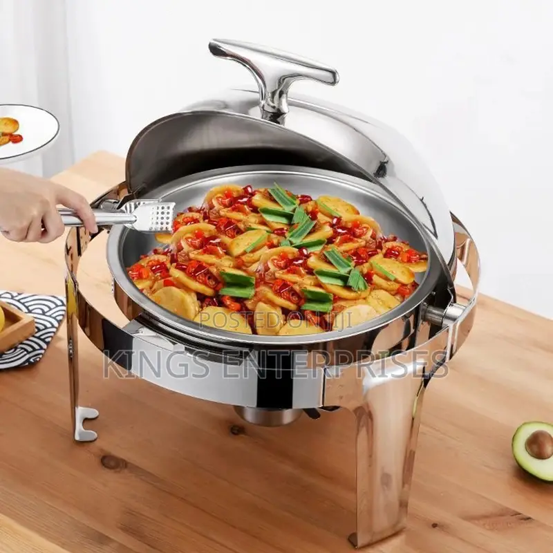 Round Stainless Steel Chefing Dishes