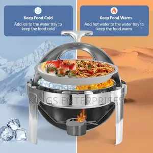 Round Stainless Steel Chefing Dishes