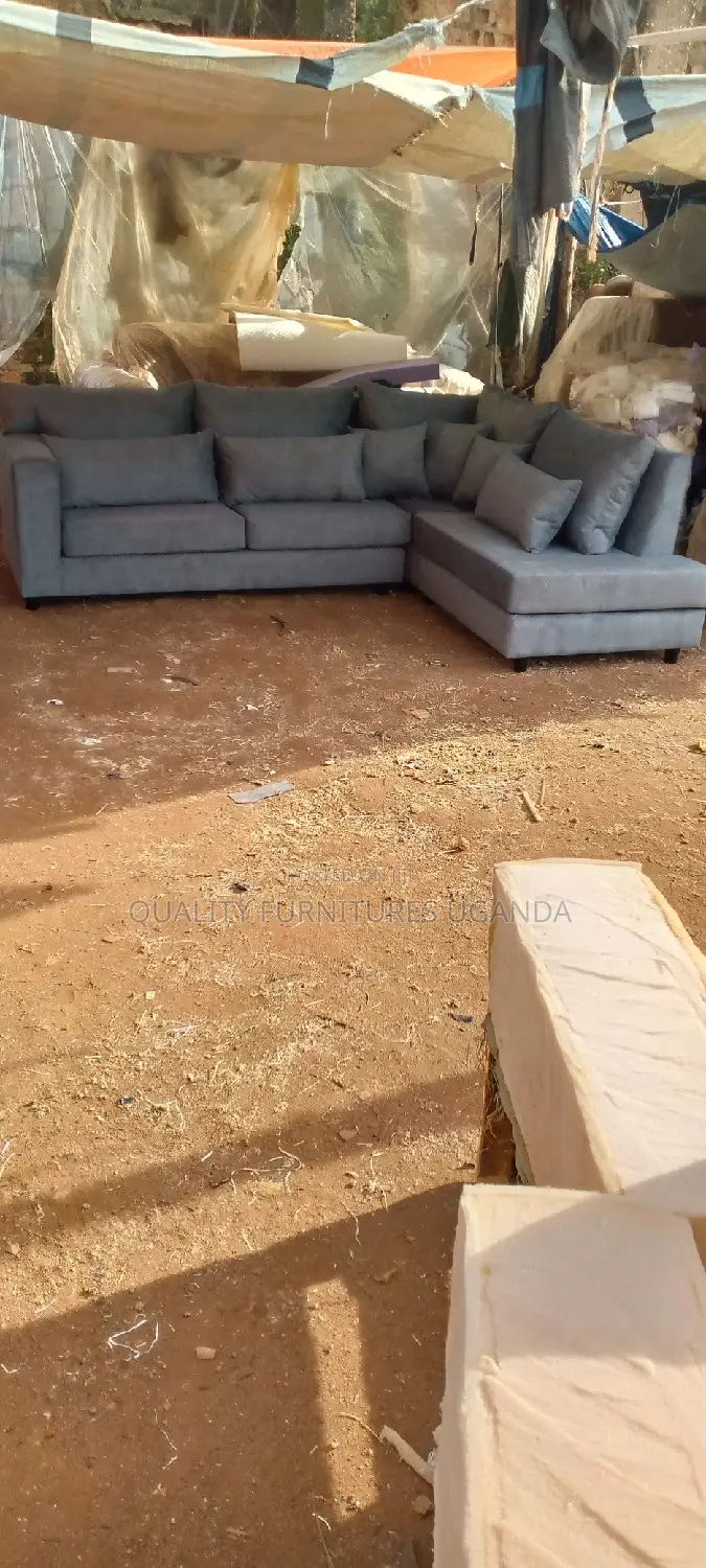 6 Seater L Sofa Set