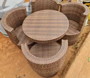 Rattan 4 Seater Dinning Table