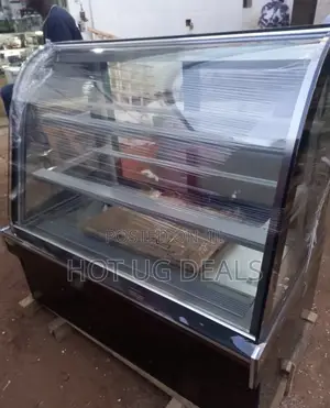 Cake Glass Display Fridge - Black