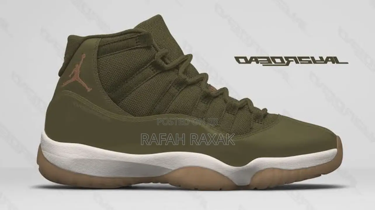Original Nike Jordan 11 Retro Neutral Olive Sneaker