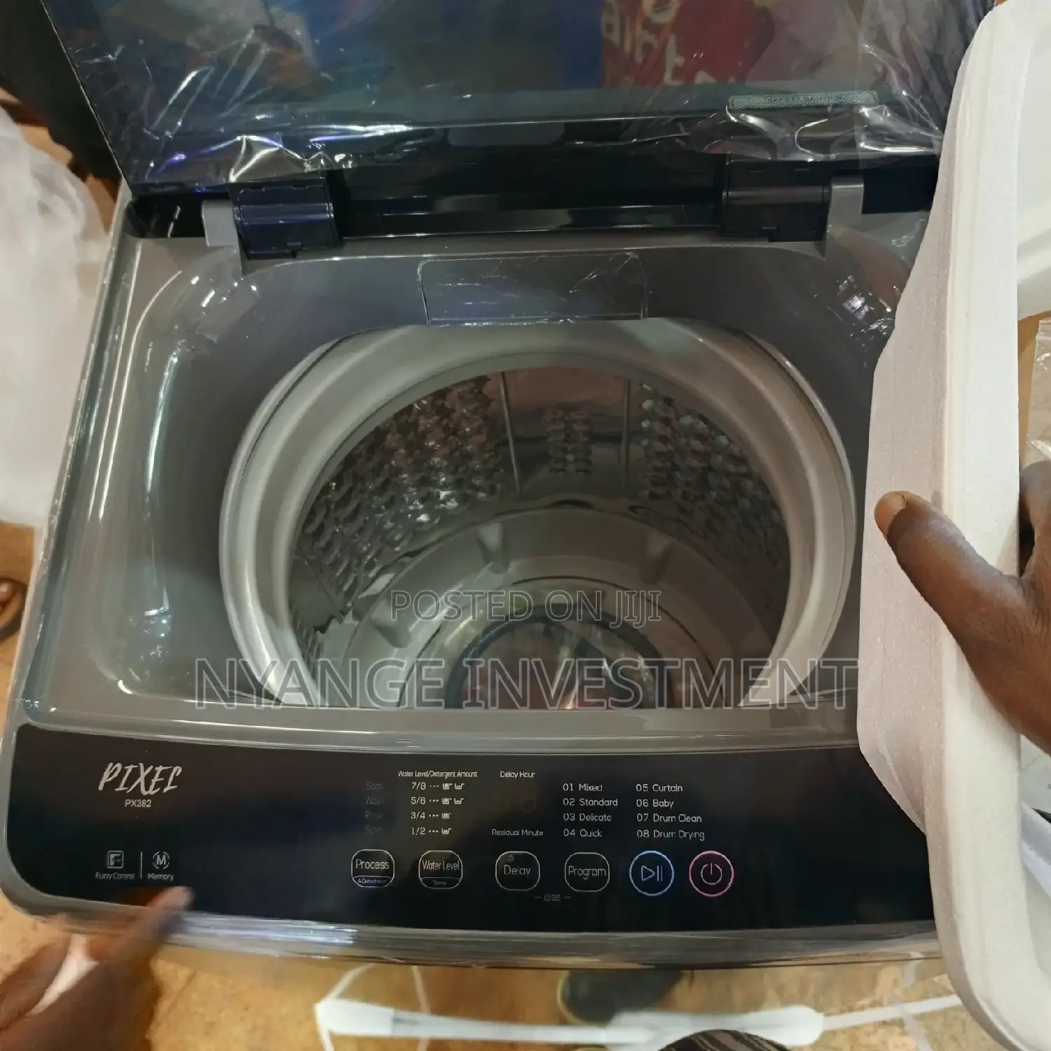 Washing Machine. Pixel Washing Machine. Automatic Washing