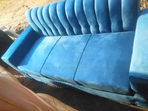 3 Seater Sofa Seat in Blue Color