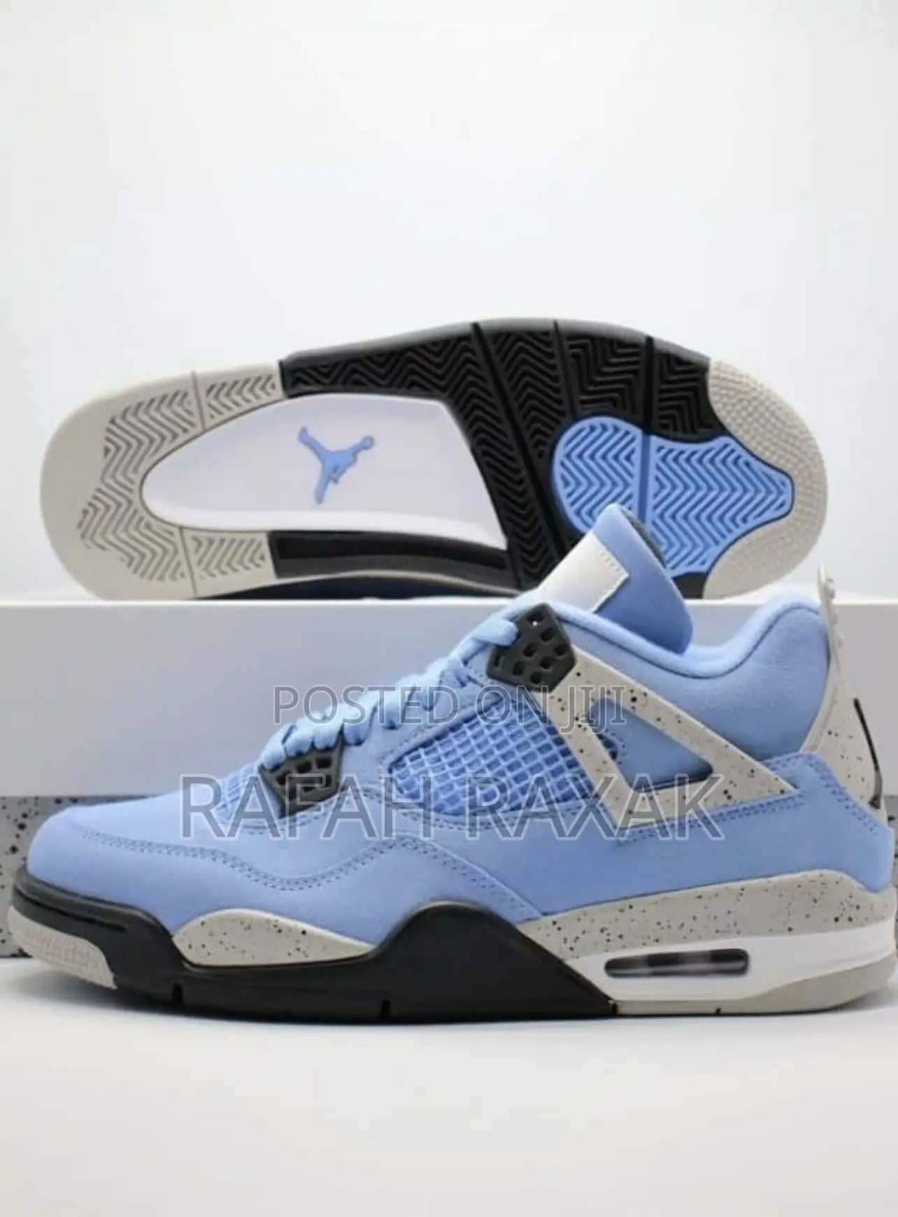 Original Air Jordan 4 Retro University Blue Sneaker