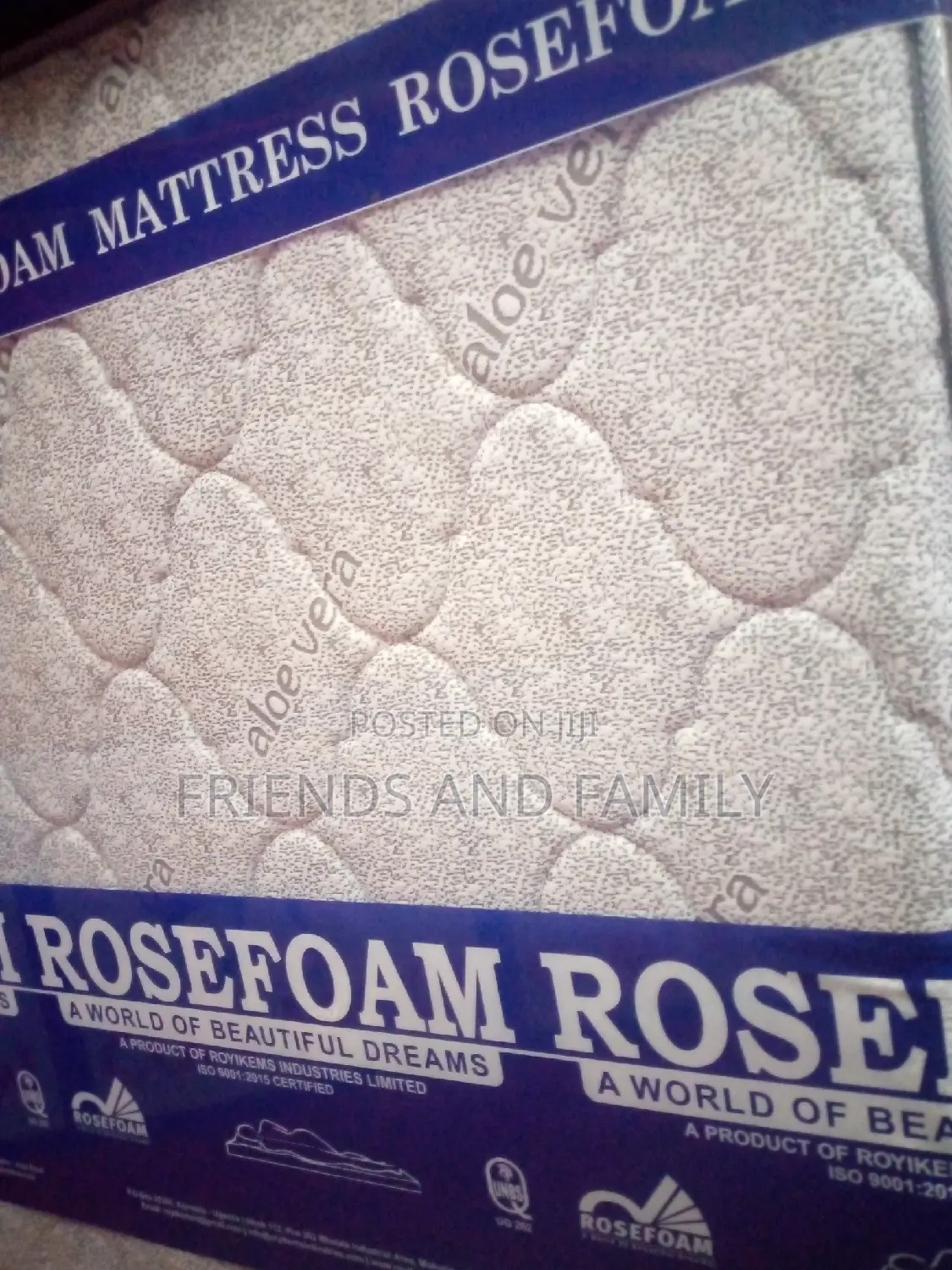 Aloe Vera Spring Mattress 6*5*10.Inches