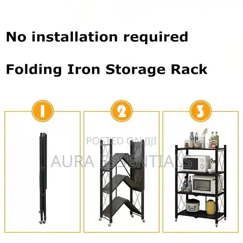 Folding Metal Shelf
