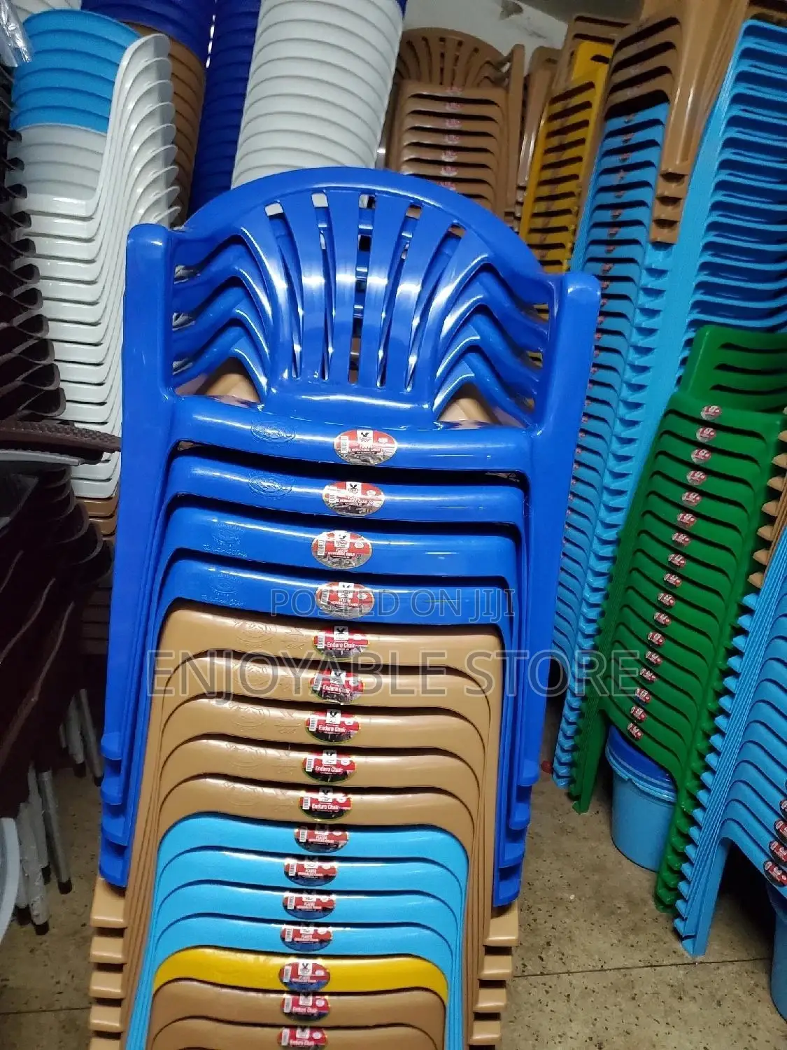 Plastic Mukwano Chairs