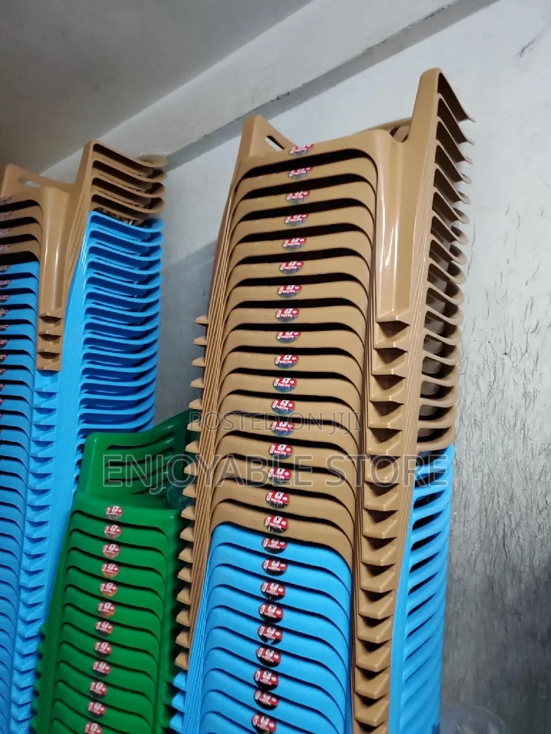 Plastic Mukwano Chairs