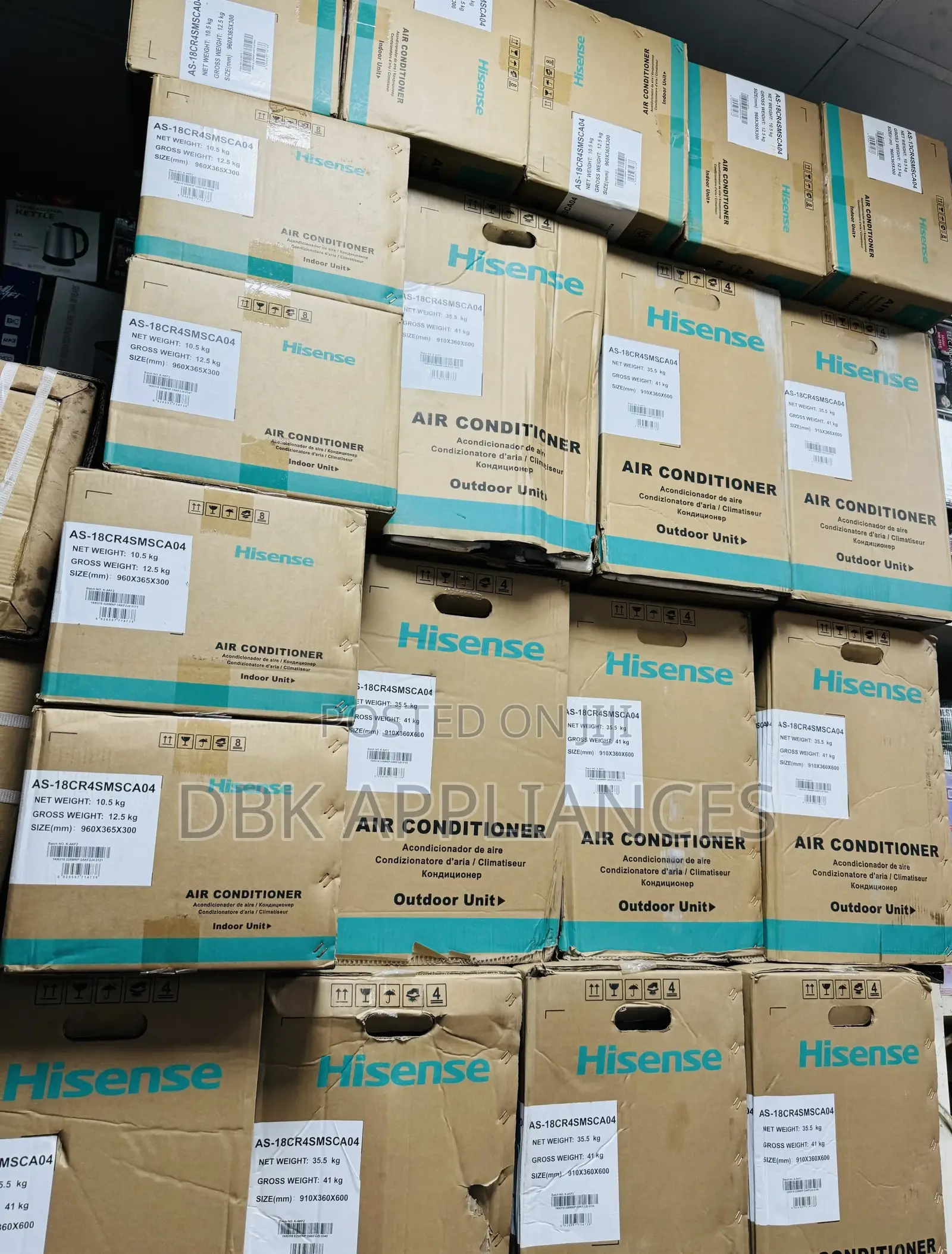 Hisense 18000btu Air Conditioners Fully Stocked