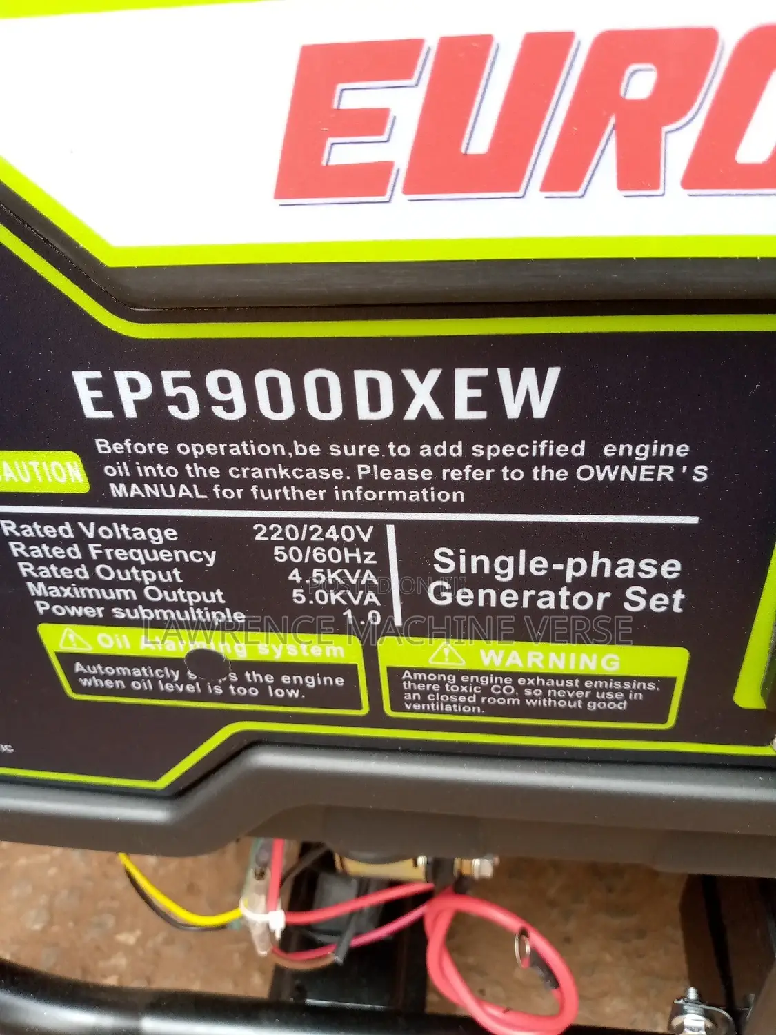 Generator 5KV Euro Power