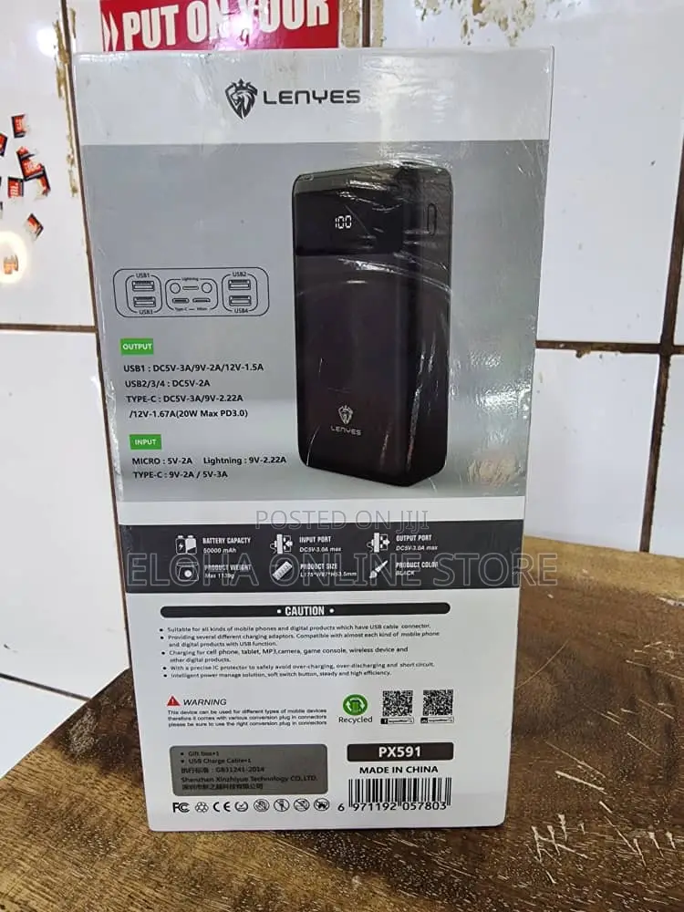50000mah Lightweight Portablecharger With Fast Charging