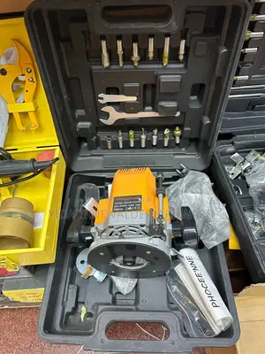 Wood Router With Almost All Bits and Other Tools