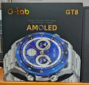 G-Tab GT8 Amoled Smart Watch, 1.43 INCHES AMOLED Display