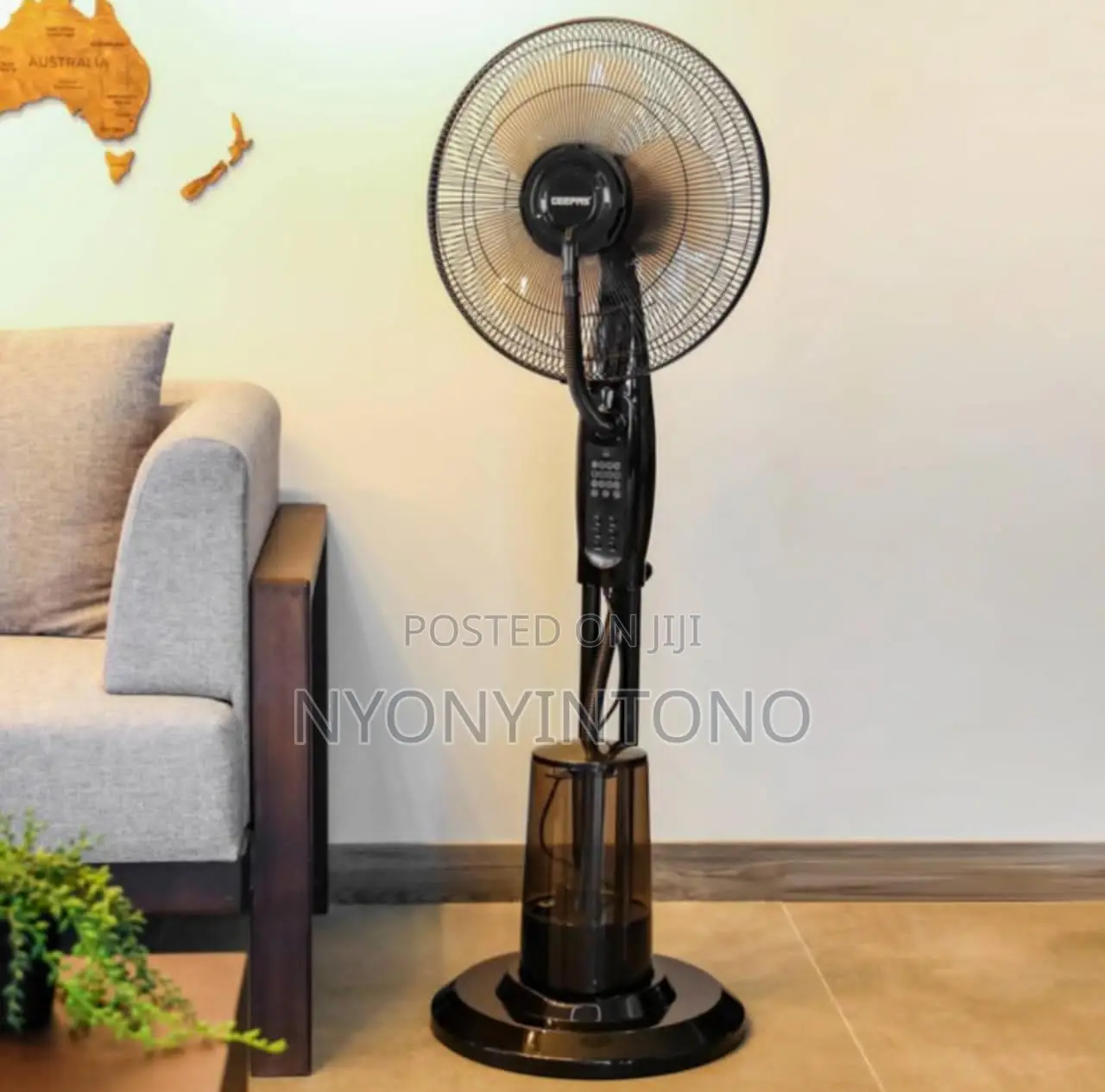 Geepas High Quality 16" Mist Fan With Two Years Warranty.