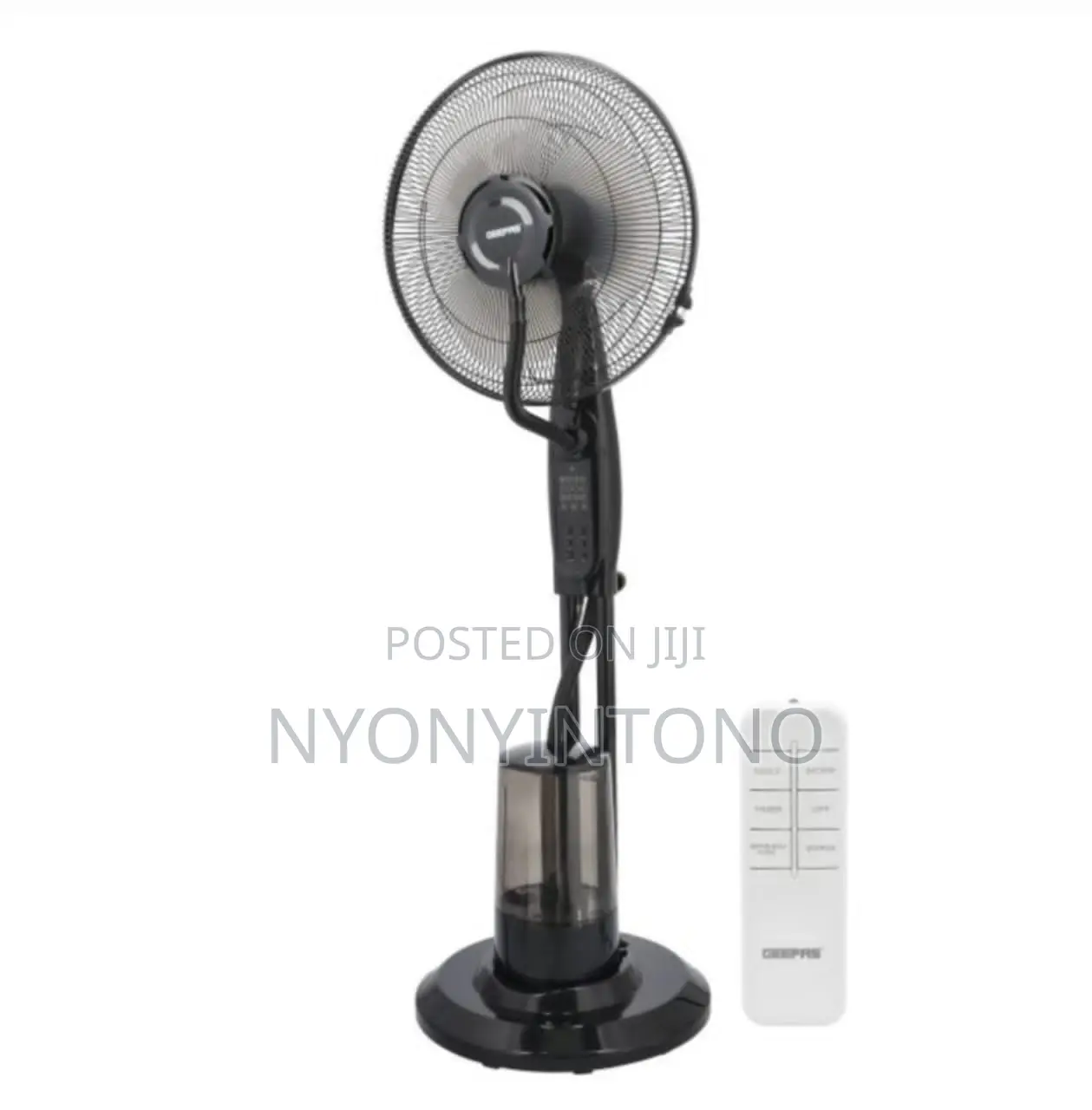 Geepas Mist Fan and Humidifier 2yrs Warranty.