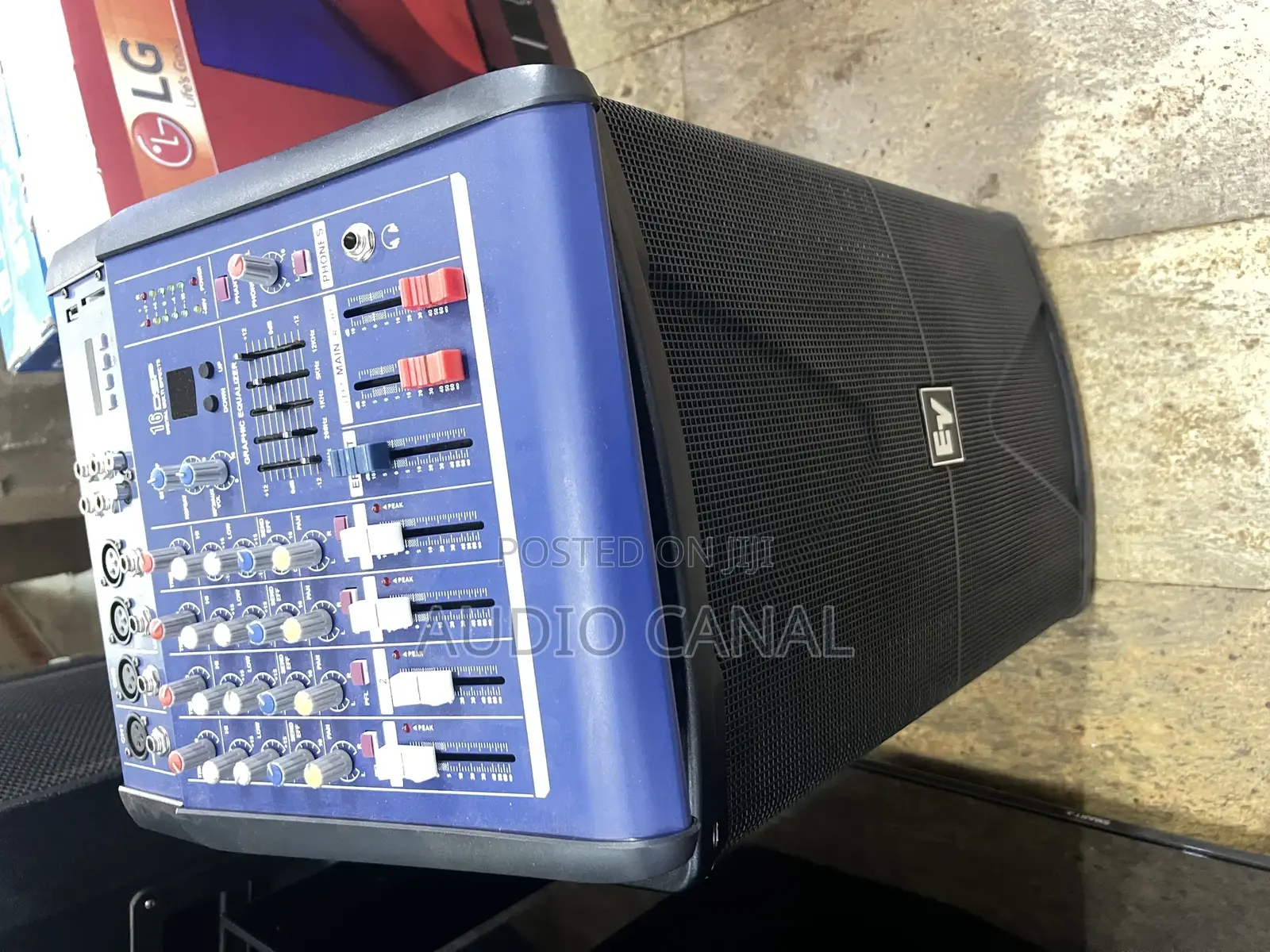 Yamaha 4 Channel Mixer Plus 12” EV Top