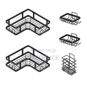 5 PCS Shower Caddy/ Corner Rack Set