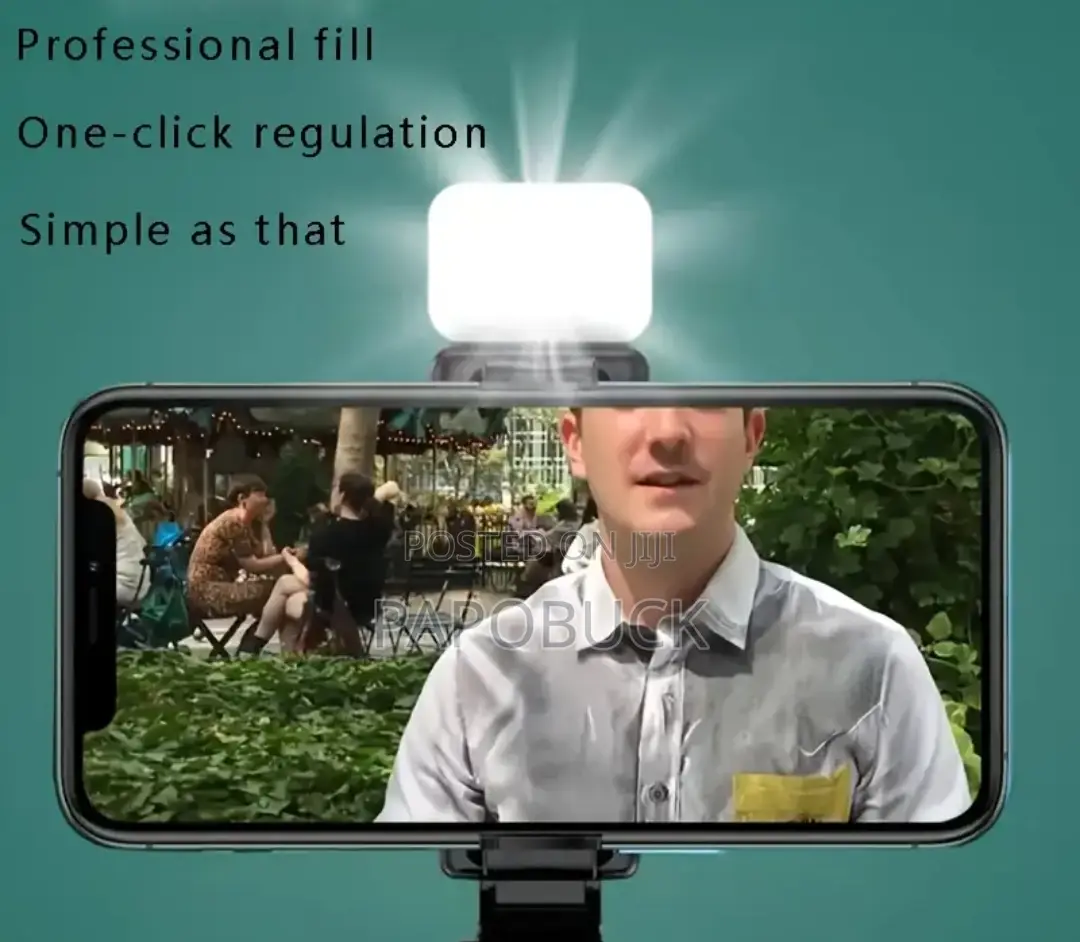 Selfie Stick Tripod Stand With Remote and Lighting