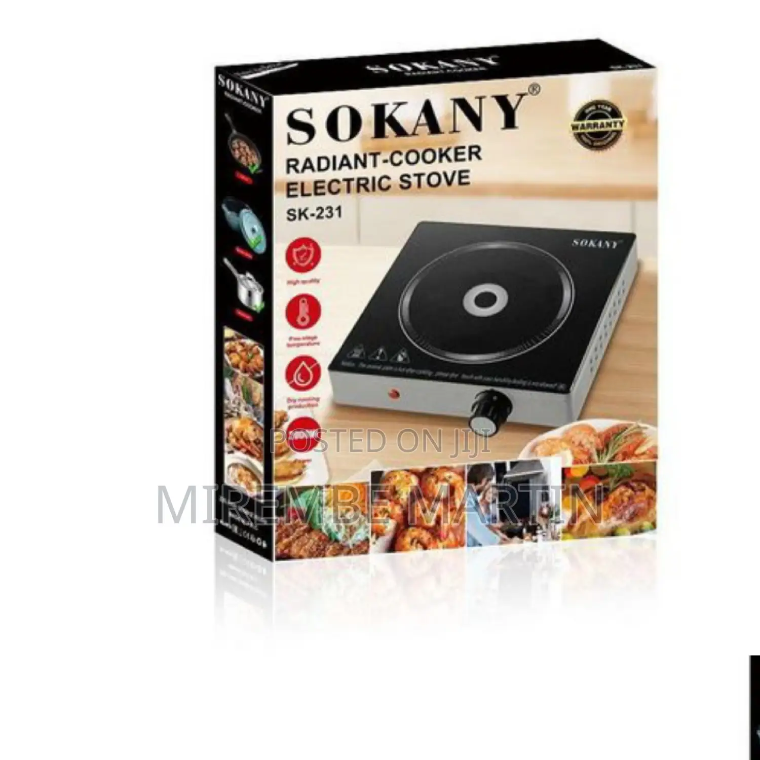 Sokany Single Infrared Cooker.